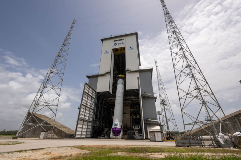 The main flight hardware stage for Europe's new rocket, the Ariane 6, was transferred to the launch pad for the first time this week.  Launch is possible this summer.