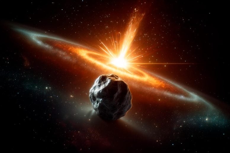 Supernova meteorite art